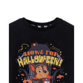 Black - Side - Paw Patrol Boys Howl For Halloween Chase T-Shirt