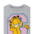 Grey - Back - Garfield Mens Collegiate Marl T-Shirt