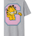 Grey - Side - Garfield Mens Collegiate Marl T-Shirt