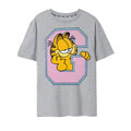 Grey - Front - Garfield Mens Collegiate Marl T-Shirt