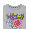 Grey - Side - SpongeBob SquarePants Mens Meow Gary Marl T-Shirt