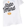 White - Side - Yellowstone Womens-Ladies Beth Dutton State Of Mind T-Shirt