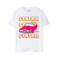 White - Front - Nickelodeon Womens-Ladies Cynthia Car T-Shirt
