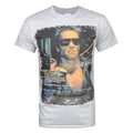 Grey - Front - Terminator Mens Poster T-Shirt