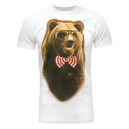 White - Front - Goodie Two Sleeves Mens Roarer The Explorer T-Shirt