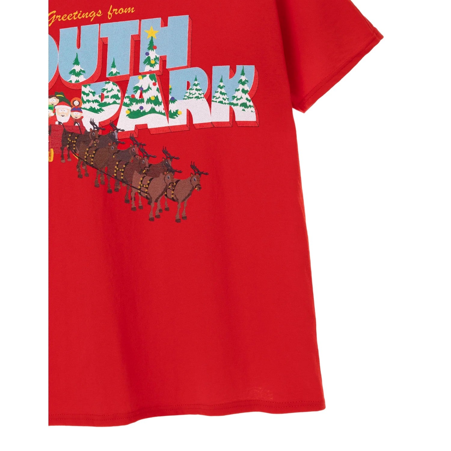 Red - Back - South Park Mens Season´s Greetings T-Shirt