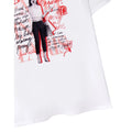 White - Side - Emily In Paris Womens-Ladies Mono Typography Short-Sleeved T-Shirt