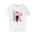 White - Front - Emily In Paris Womens-Ladies Mono Typography Short-Sleeved T-Shirt