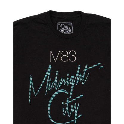 Black - Back - M83 Unisex Adult Midnight City T-Shirt