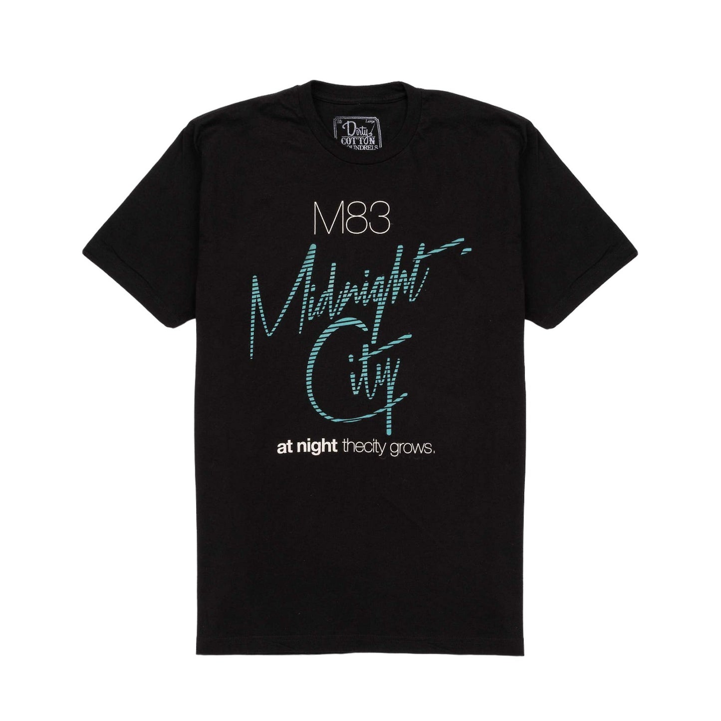 Black - Front - M83 Unisex Adult Midnight City T-Shirt