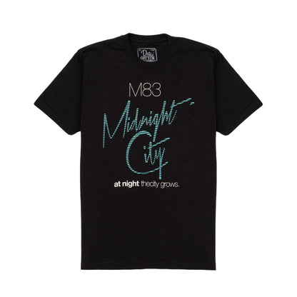 Black - Front - M83 Unisex Adult Midnight City T-Shirt