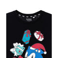 Black - Back - Sonic The Hedgehog Mens Present Christmas T-Shirt