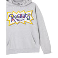 Grey Marl - Side - Rugrats Mens Classic Logo Hoodie