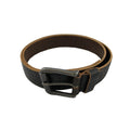 Black - Front - Mustard Haymoor Leather Belt
