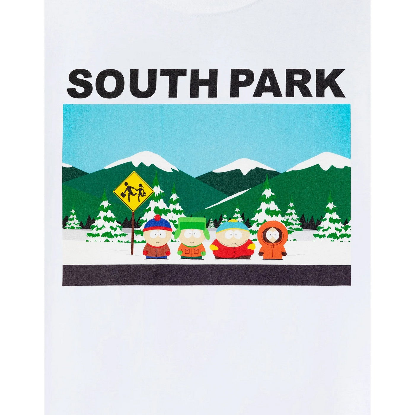 White - Lifestyle - South Park Mens Classic Scene T-Shirt