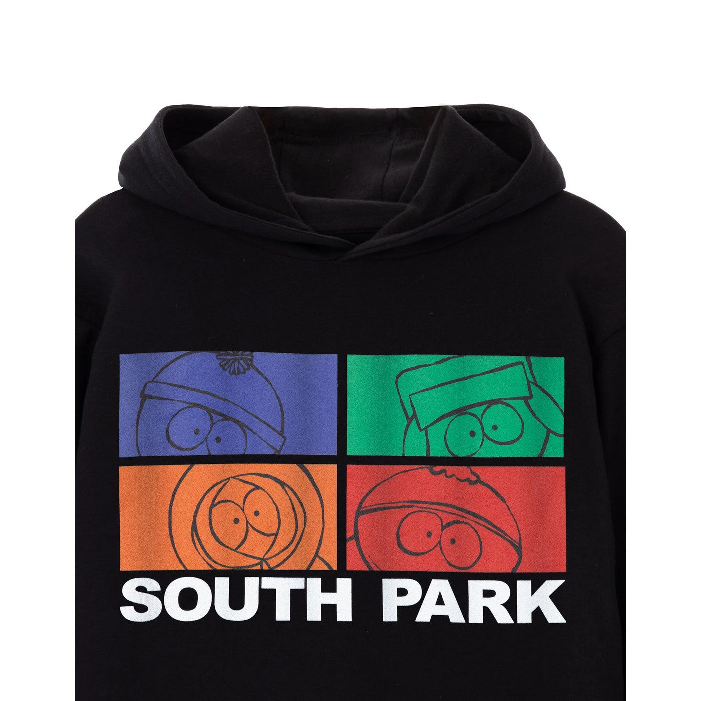 Black - Back - South Park Mens Colour Block Hoodie