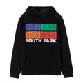 Black - Front - South Park Mens Colour Block Hoodie
