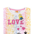 Pink - Side - Despicable Me Childrens-Kids Love Short-Sleeved T-Shirt