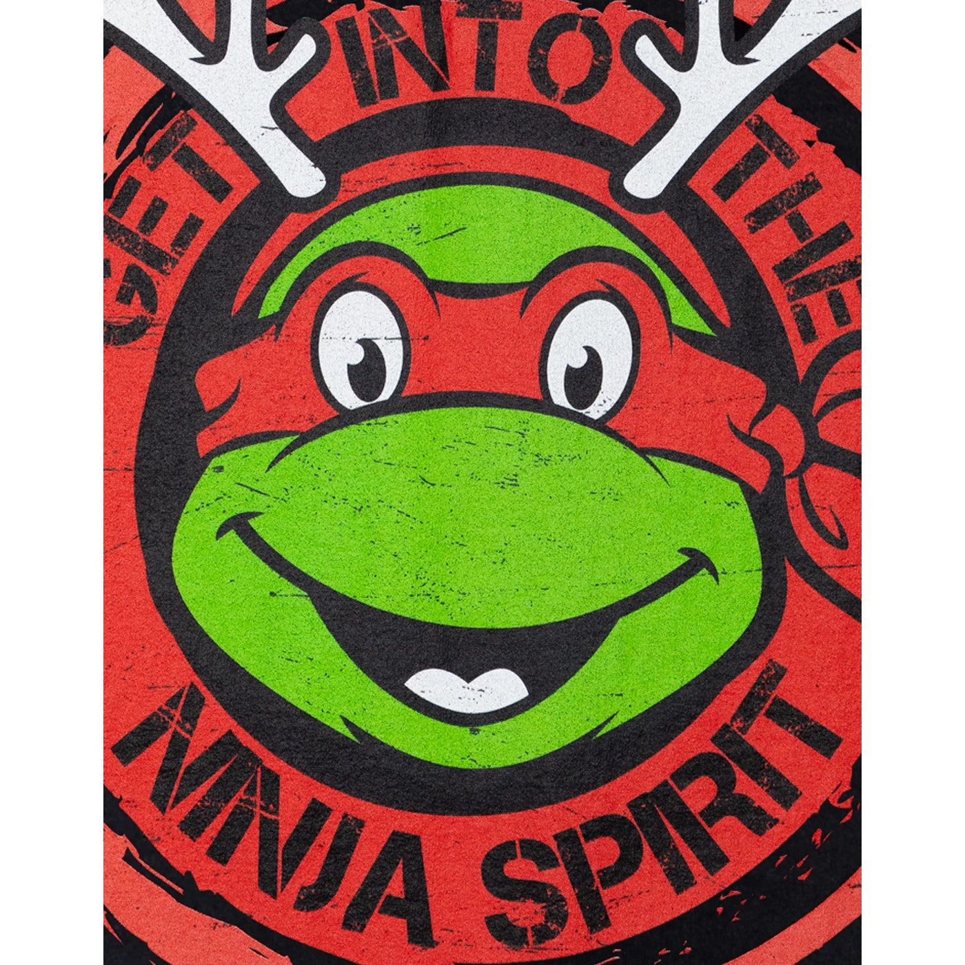 Black - Back - Teenage Mutant Ninja Turtles Boys Get Into The Ninja Spirit T-Shirt
