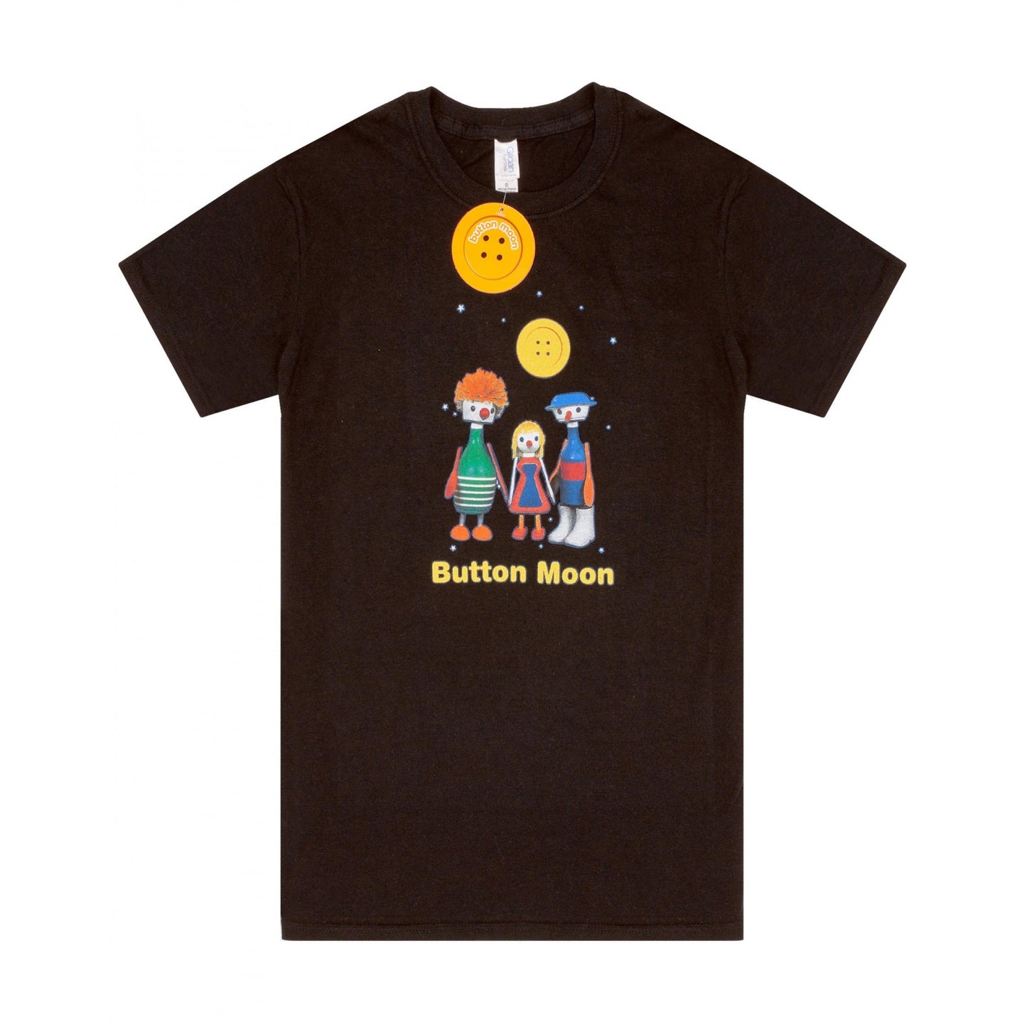 Brown - Front - Button Moon Womens-Ladies Mr Spoon And Friends T-Shirt