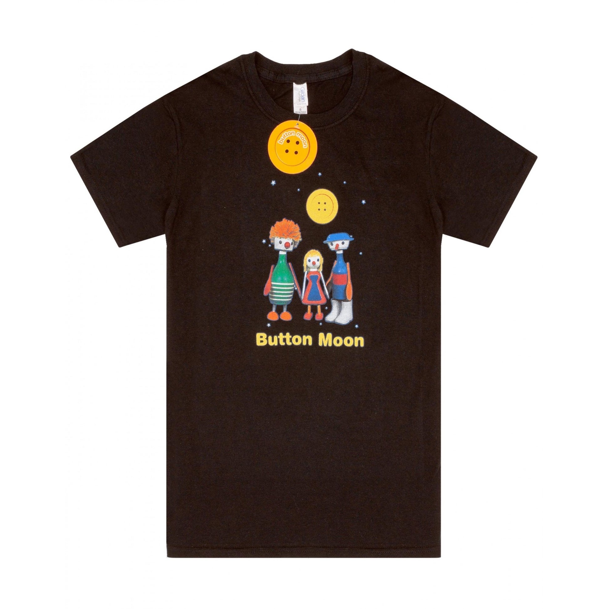 Brown - Front - Button Moon Womens-Ladies Mr Spoon And Friends T-Shirt