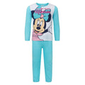 Blue - Front - Minnie Mouse Girls Have Fun Long-Sleeved Pyjama Set