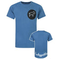 Blue - Front - Two Legged Dog Mens Circular Logo T-Shirt
