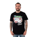 Black - Back - Ren & Stimpy Mens Graffiti Short-Sleeved T-Shirt