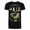 Black - Front - INNERCITY Mens Paid In Full Foil T-Shirt