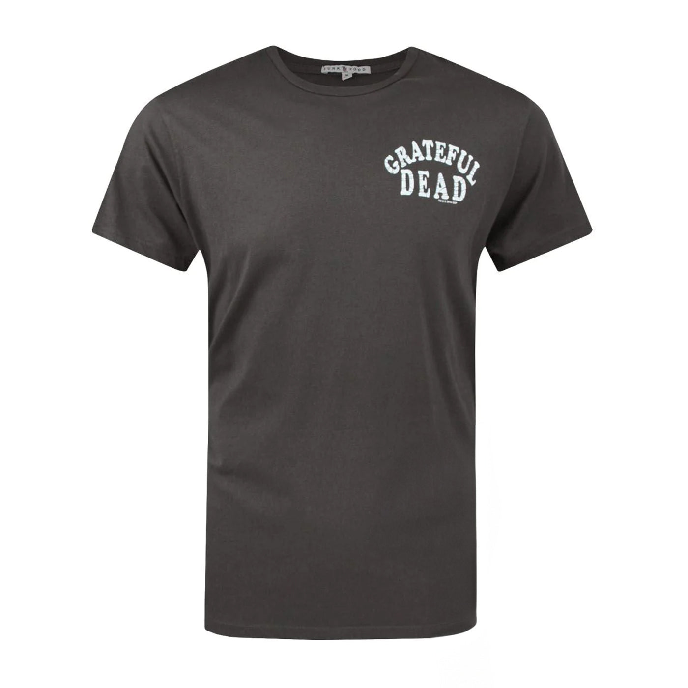 Charcoal - Front - Junk Food Mens Grateful Dead T-Shirt