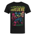 Black - Front - Jack Of All Trades Mens Daredevil Neon Cover T-Shirt