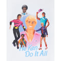 White - Lifestyle - Barbie Mens He Ken Do It All T-Shirt