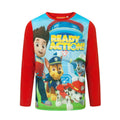 Red - Front - Paw Patrol Boys Ready For Action Long-Sleeved T-Shirt