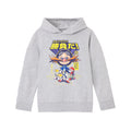 Grey Marl - Front - Sonic The Hedgehog Boys Let´s Roll Hoodie