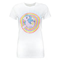 White - Front - Goodie Two Sleeves Womens-Ladies Rainbow My Little Pony T-Shirt