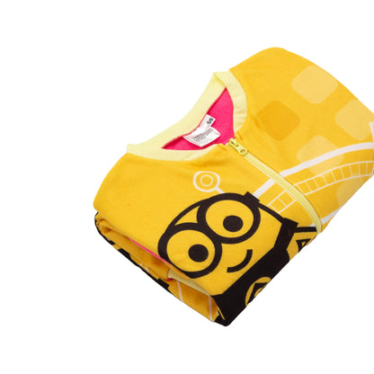 Yellow - Back - Minions Girls Bello Jumpsuit