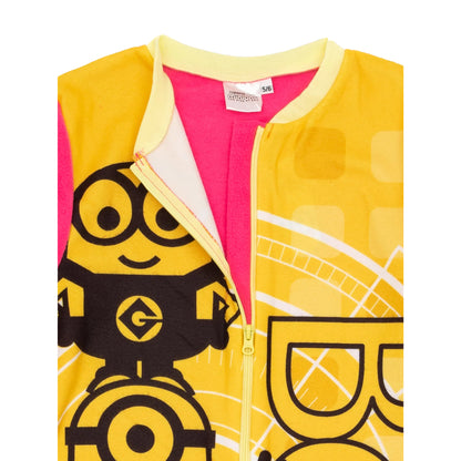 Yellow - Side - Minions Girls Bello Jumpsuit