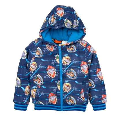 Blue - Front - Paw Patrol Boys Zipped Hooded Jacket