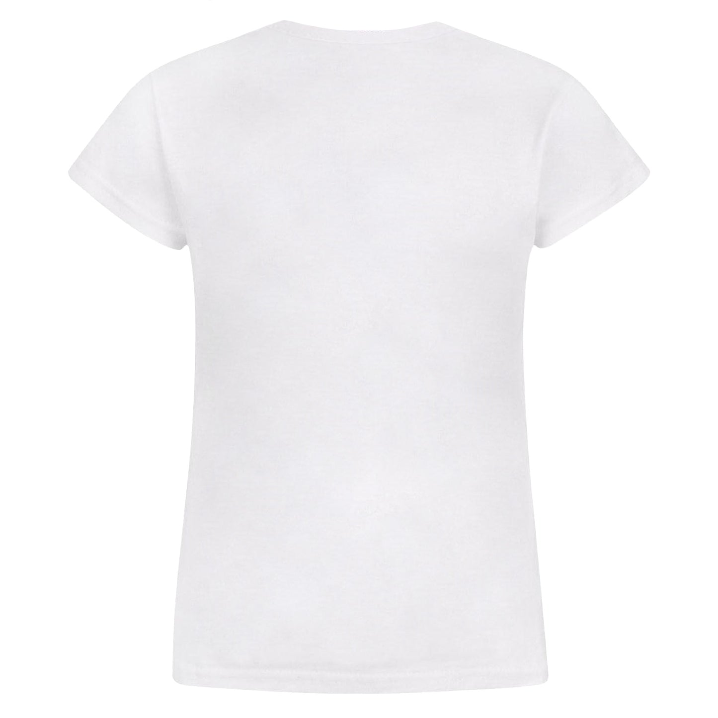 White - Back - Disney Princess Childrens-Kids Ariel Short-Sleeved T-Shirt