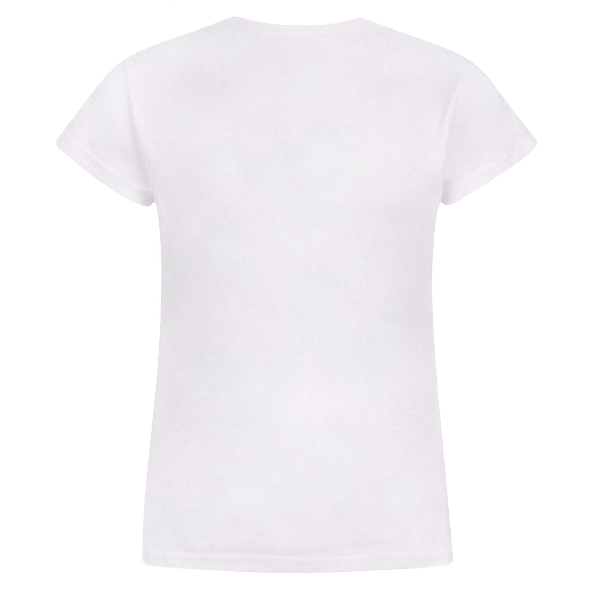White - Back - Disney Princess Childrens-Kids Ariel Short-Sleeved T-Shirt