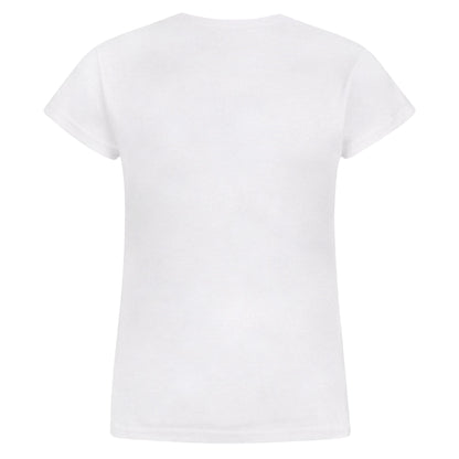 White - Back - Disney Princess Childrens-Kids Ariel Short-Sleeved T-Shirt