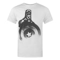 White-Black - Front - Jack Of All Trades Mens Captain America T-Shirt
