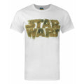 White - Front - Star Wars Mens Chewbacca Logo T-Shirt