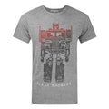 Grey - Front - Junk Food Mens Party Machine Transformers Marl T-Shirt