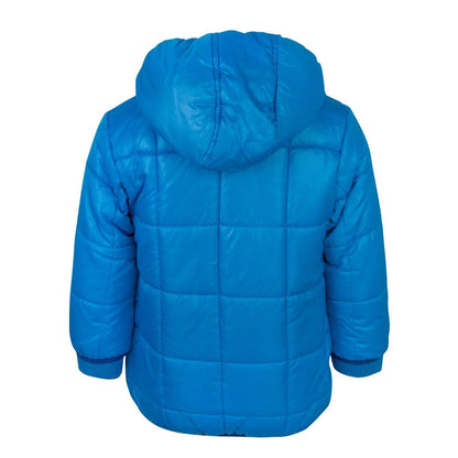 Blue - Back - Peppa Pig Childrens-Kids George Pig Hooded Jacket