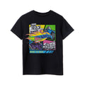 Black - Front - Hot Wheels Boys Made To Race Neon T-Shirt