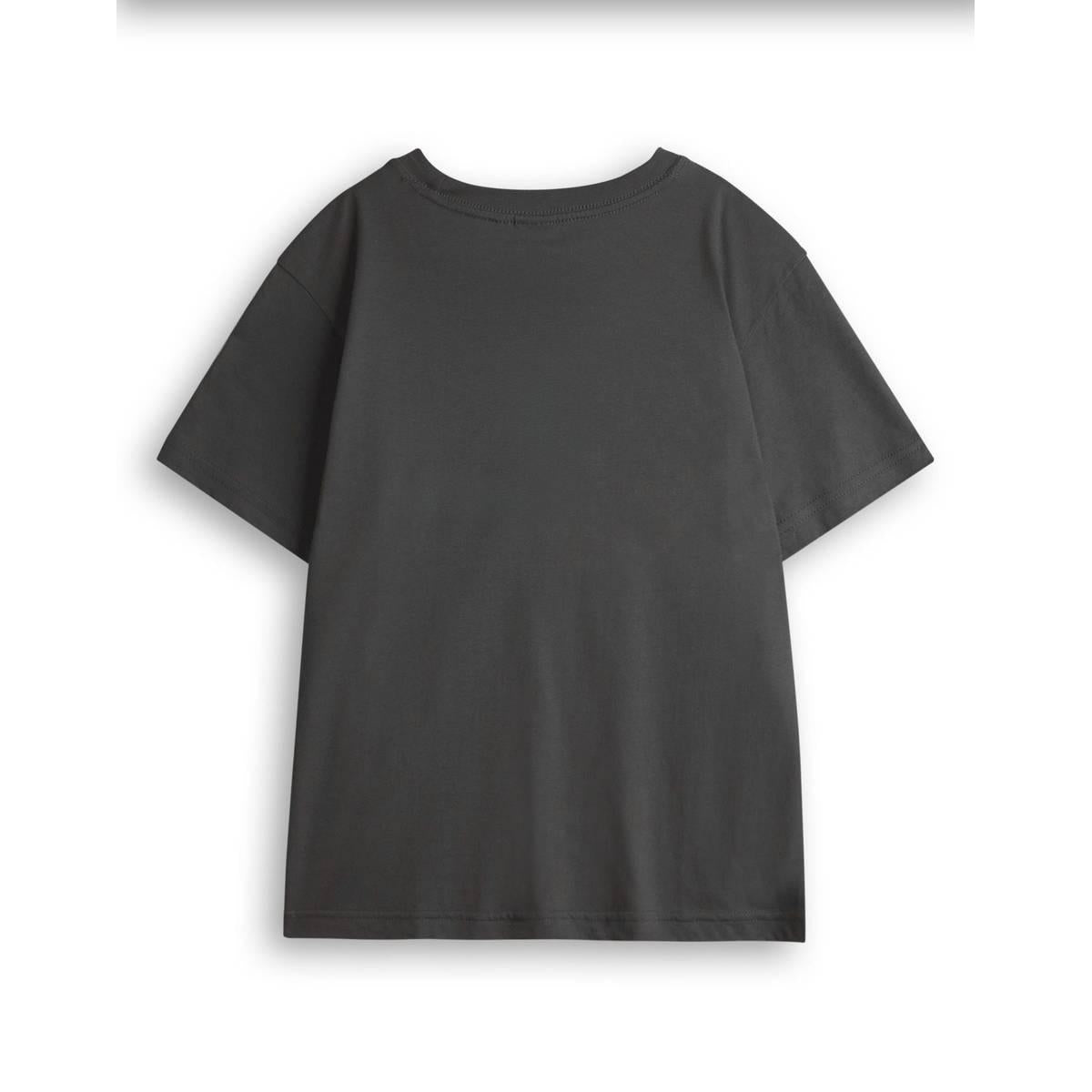 Black - Back - Minecraft Boys Short-Sleeved T-Shirt