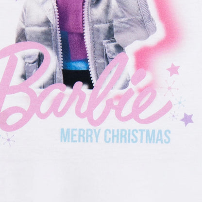White - Lifestyle - Barbie Girls Christmas T-Shirt