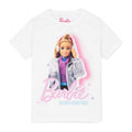 White - Front - Barbie Girls Christmas T-Shirt