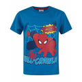 Blue - Front - The Ultimate Spider-Man Baby Boys Wall Crawler T-Shirt
